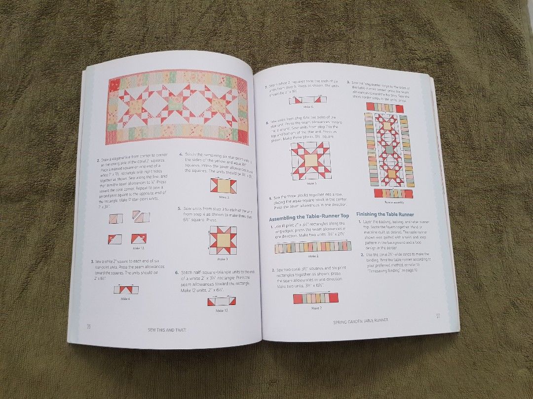 Guidebook to mini patchwork project, Everything Else on Carousell