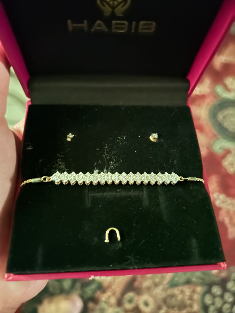 Habib Diamond Bracelet with Earing