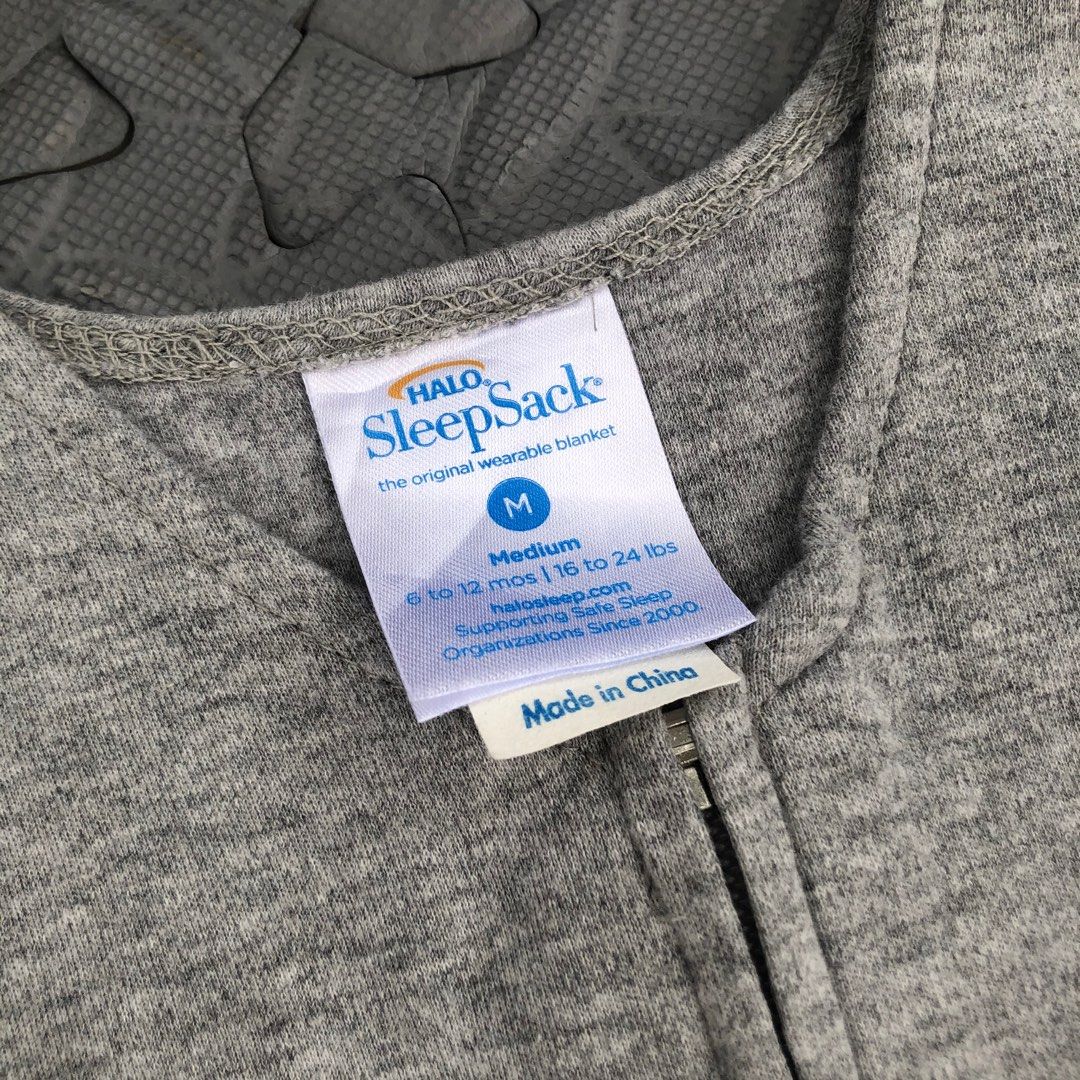 Halo sleepsack Gray, Babies & Kids, Babies & Kids Fashion on Carousell