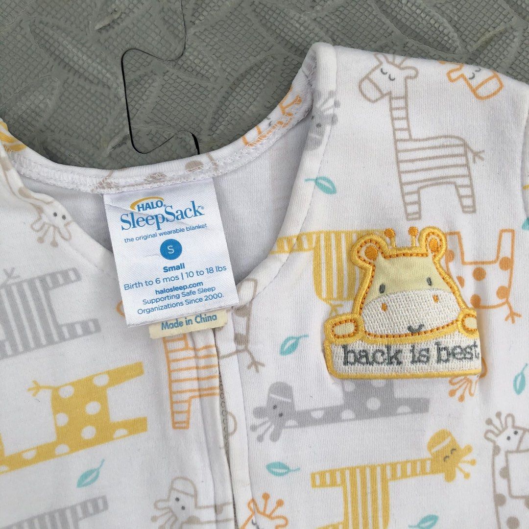 Halo sleepsack White giraffe, Babies & Kids, Babies & Kids Fashion on