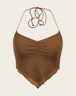 hanky hem halter top