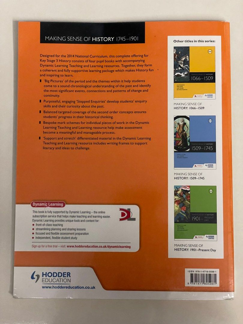 History KS3 textbook set, Hobbies & Toys, Books & Magazines, Textbooks