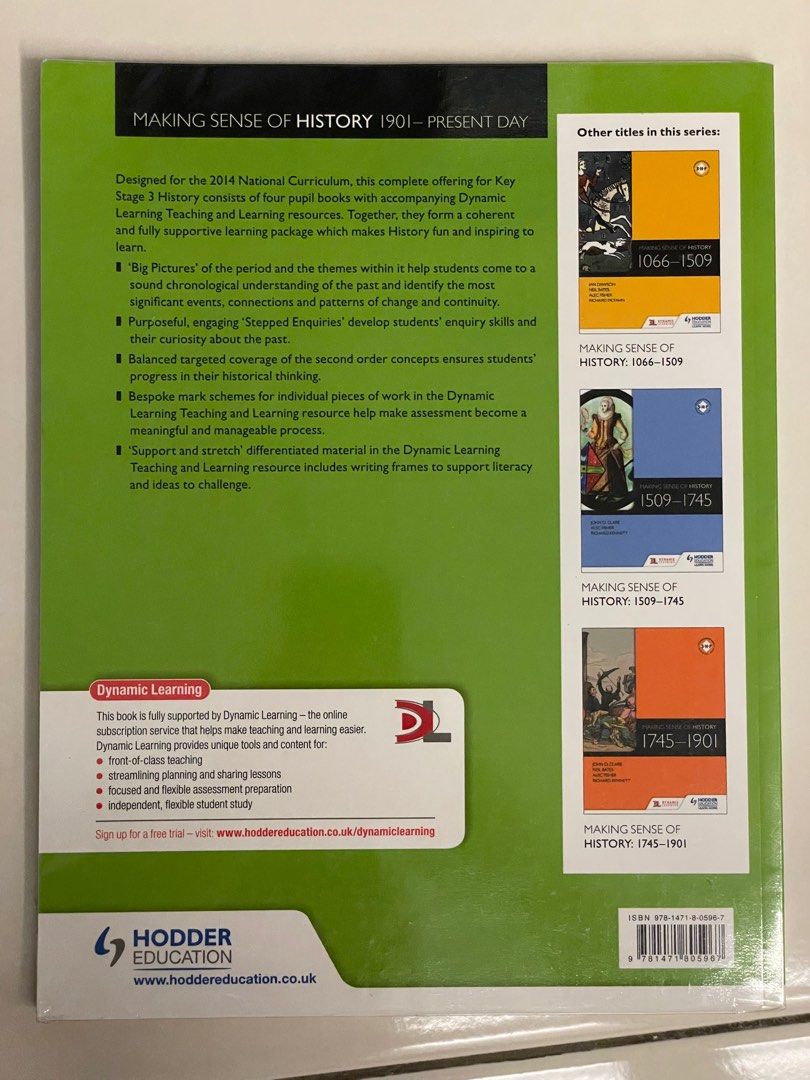 History KS3 textbook set, Hobbies & Toys, Books & Magazines, Textbooks