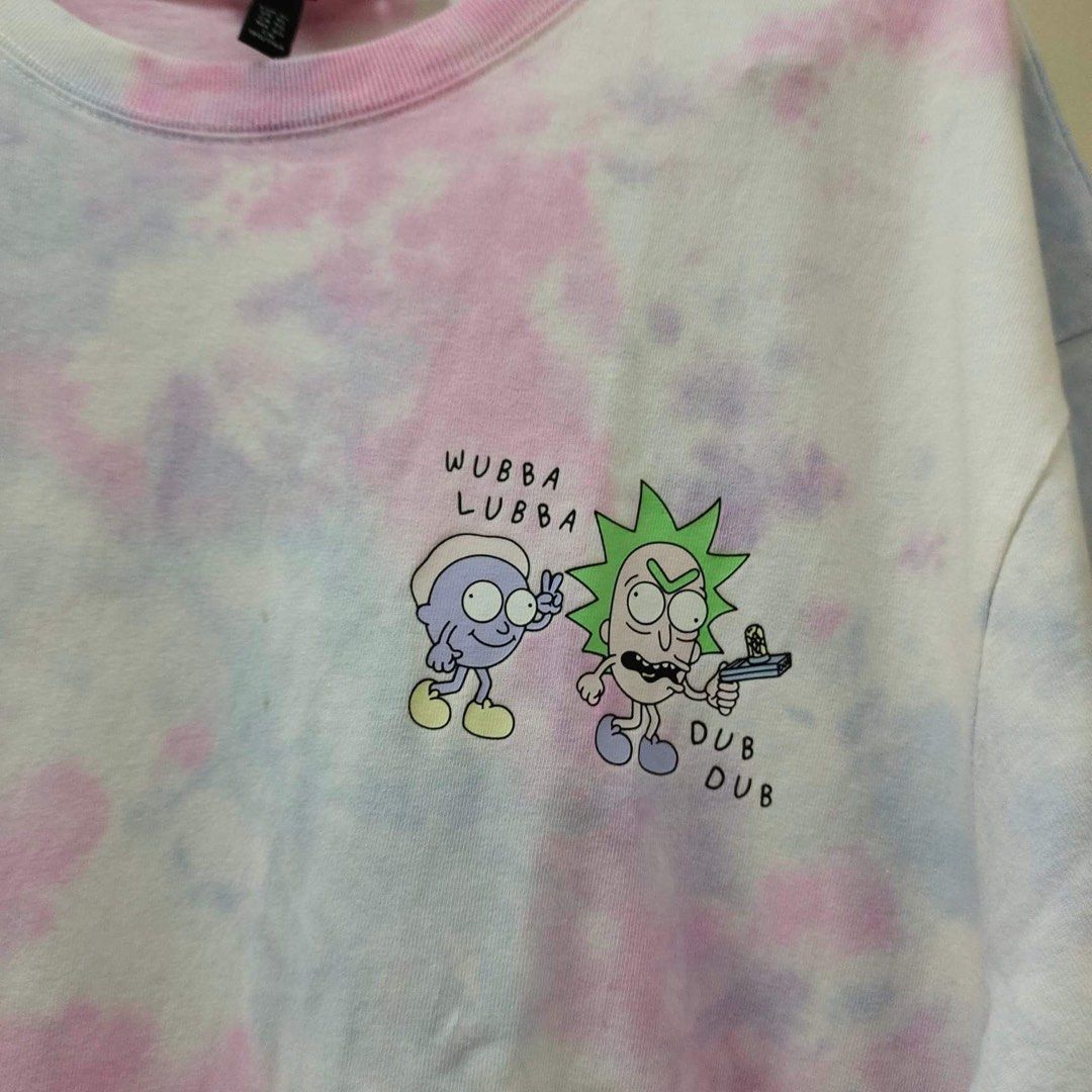 rick and morty tie dye shirt