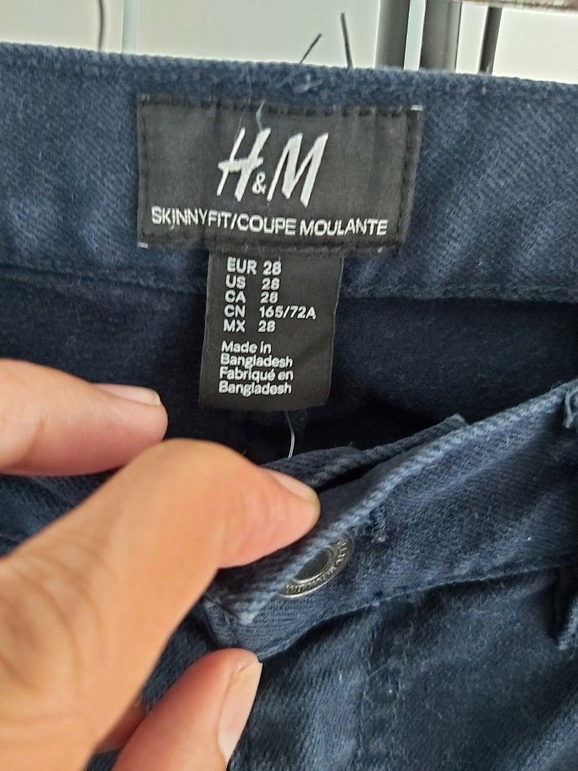H and m top skinny coupe moulante
