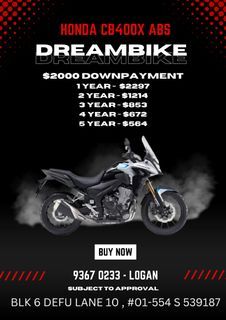Honda CB400X ABS ( LATEST MODEL)