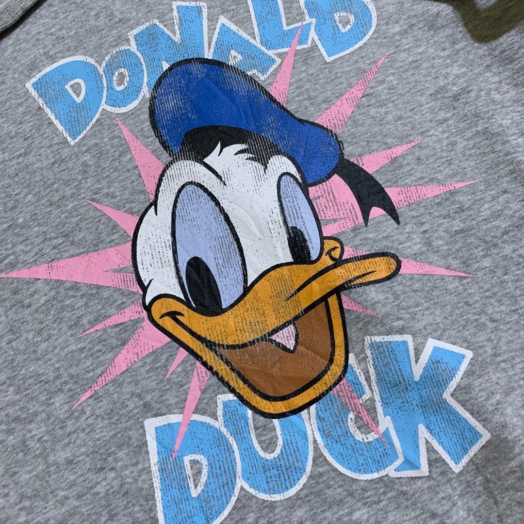 Hoodie Hu0026M x Disney “Donald Duck” istimewa, Fesyen Wanita, Pakaian Wanita,  Baju Luaran di Carousell