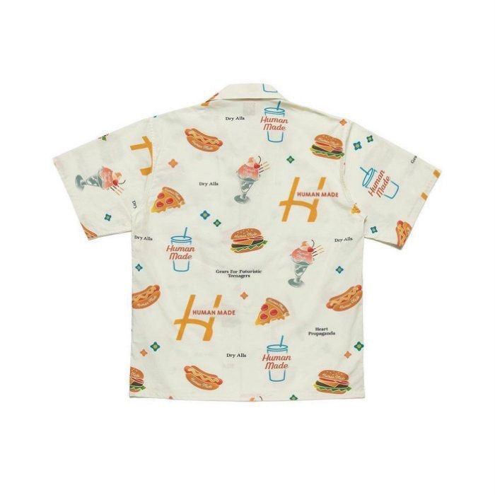 HUMAN MADE】21SS JUNK FOOD ALOHA SHIRT 垃圾食物襯衫, 他的時尚