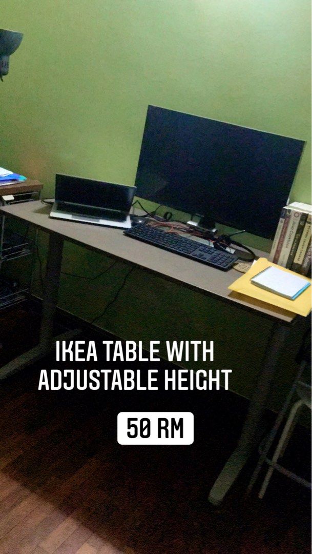 Ikea office table, Furniture & Home Living, Furniture, Tables & Sets on