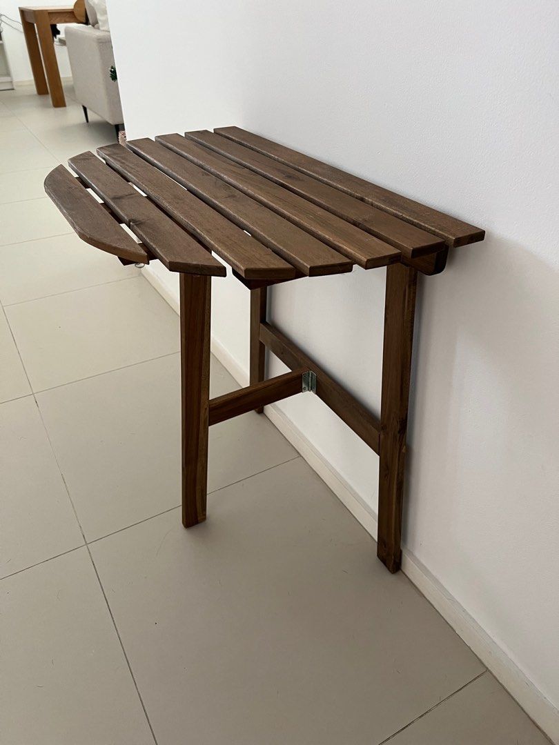 IKEA Outdoor Foldable Table ASKHOLMEN, Furniture & Home Living, Outdoor Furniture on Carousell