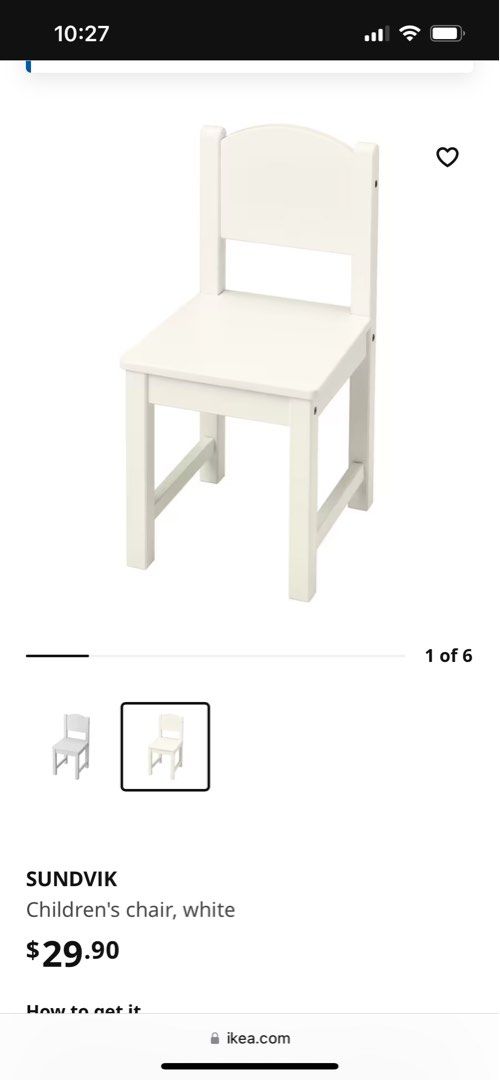 IKEA Sundvik kid Table and chair set, Furniture & Home Living