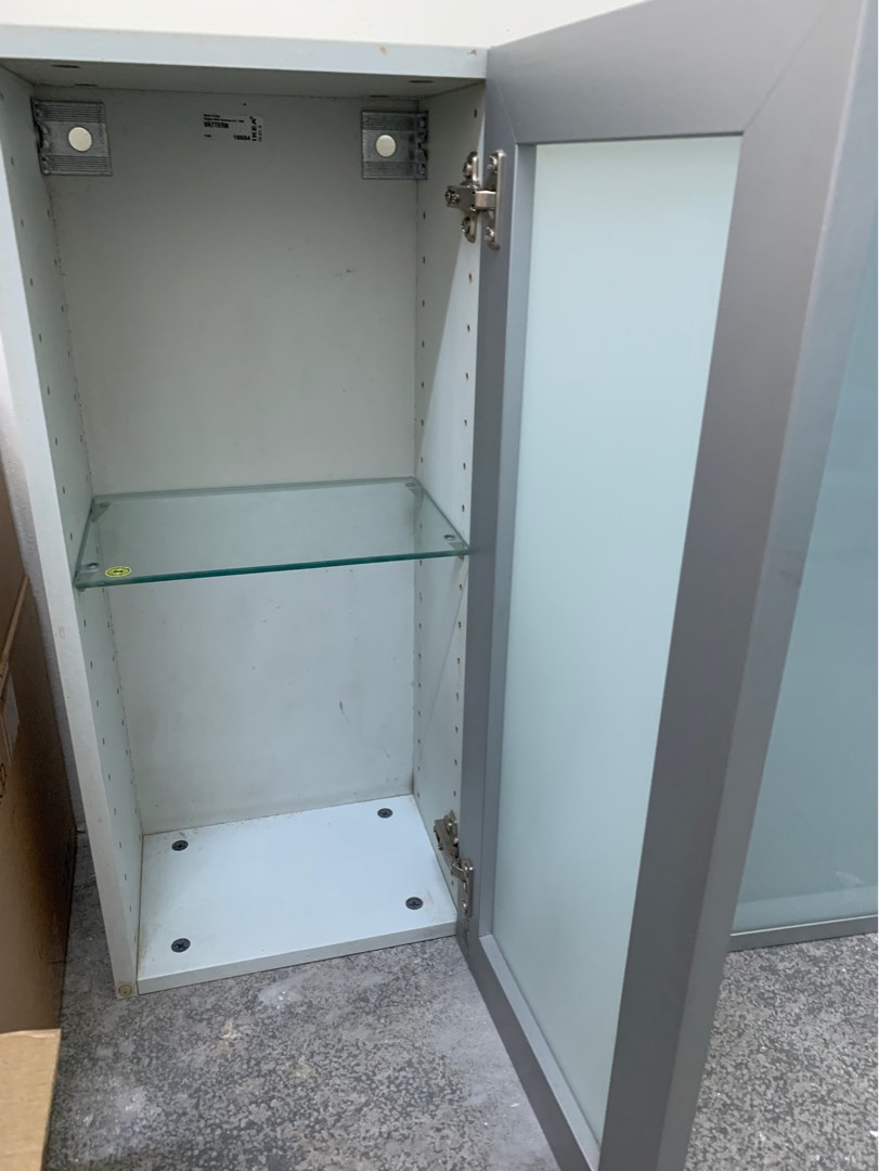 IKEA vattern frosted glass door Furniture & Home Living