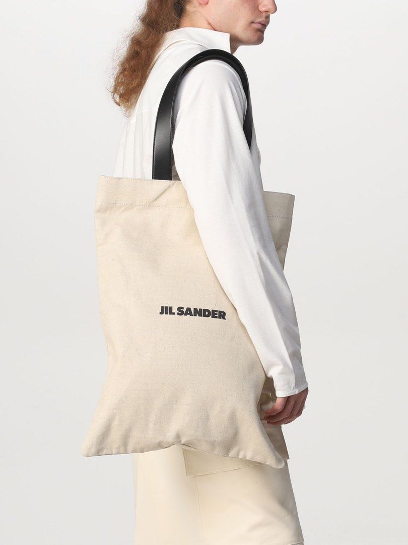 Jil sander canvas tote bag on sale