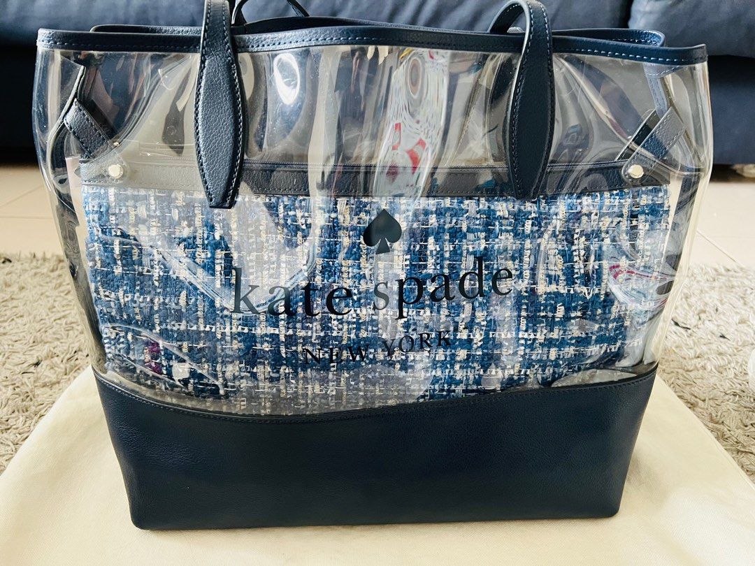 Kate Spade Clear Ash See Through Tote Bag