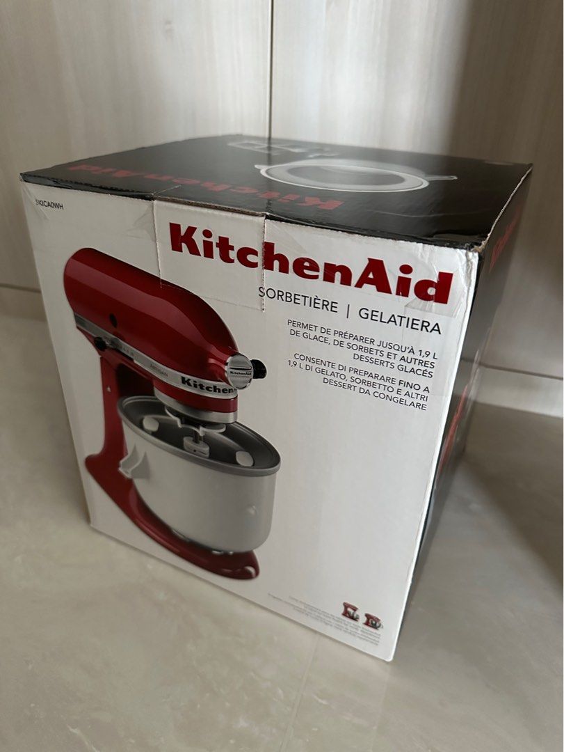 Kitchenaid Ice cream attachment, TV & Home Appliances, Kitchen