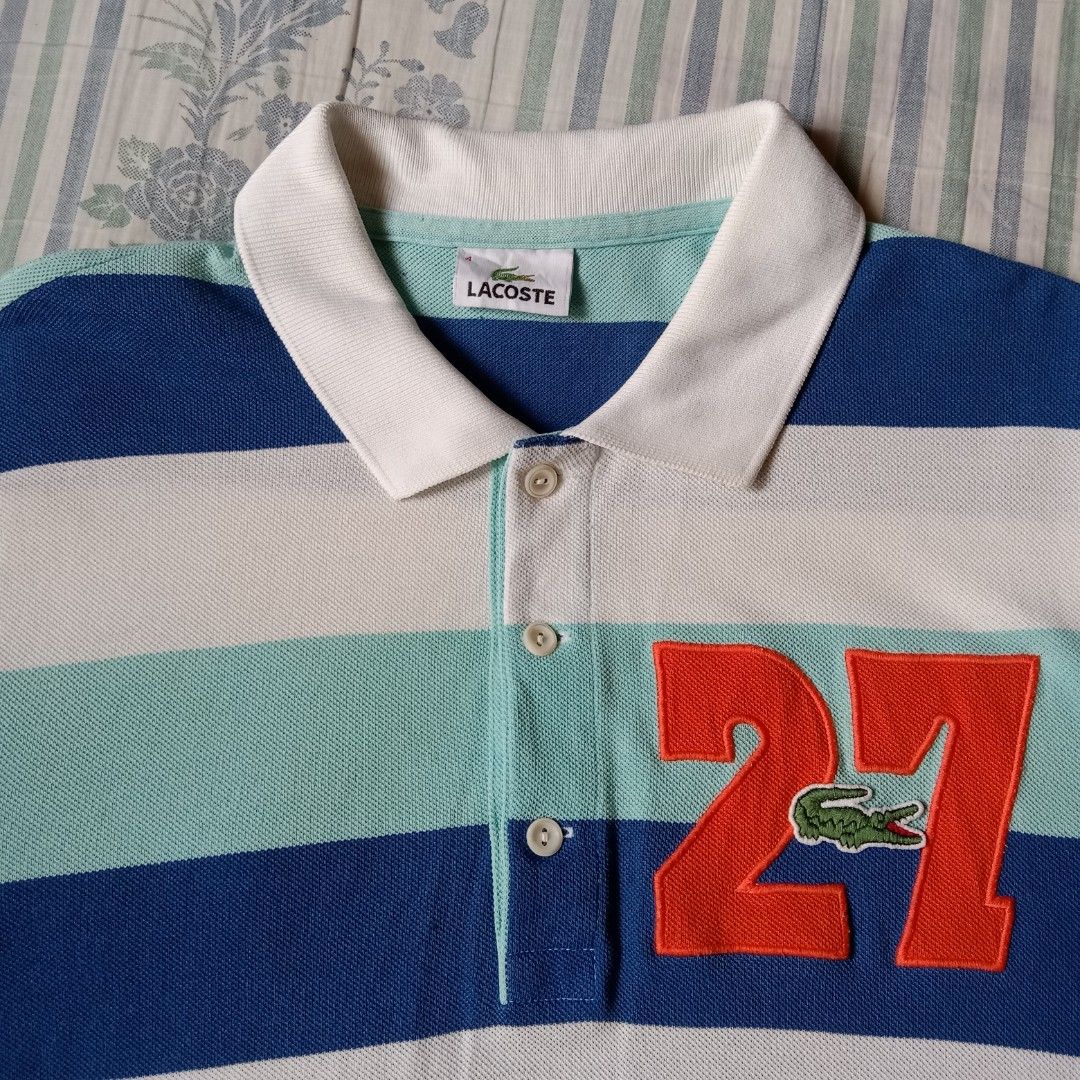 Lacoste size 4, Men's Fashion, Tops & Sets, Tshirts & Polo Shirts on