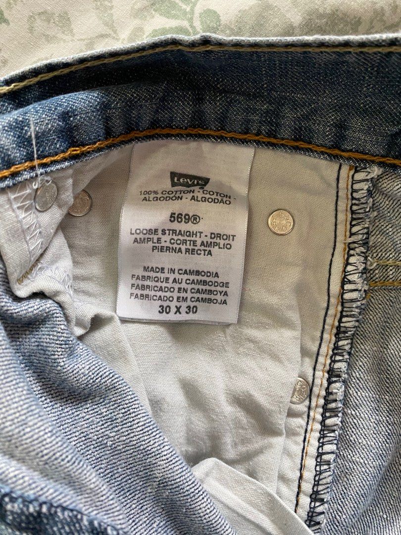 Levis 569 Loose straight, Men's Fashion, Bottoms, Jeans on Carousell