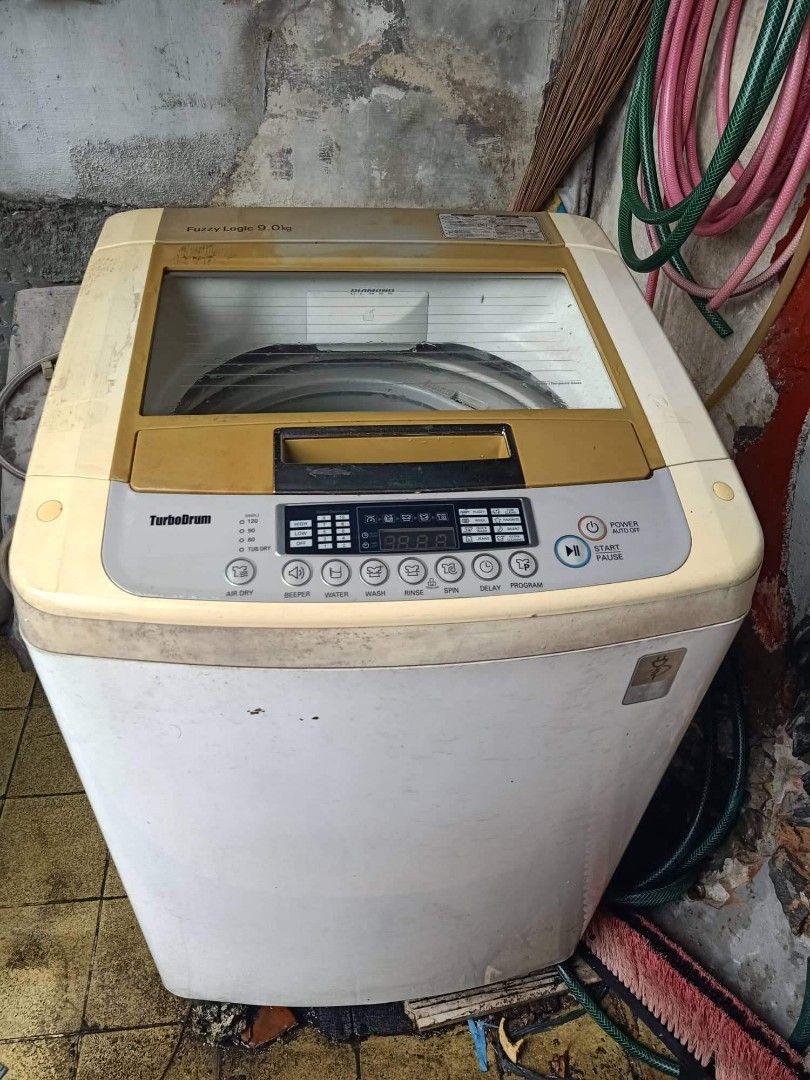 Lg turbo drum fuzzy logic hot sale 9kg