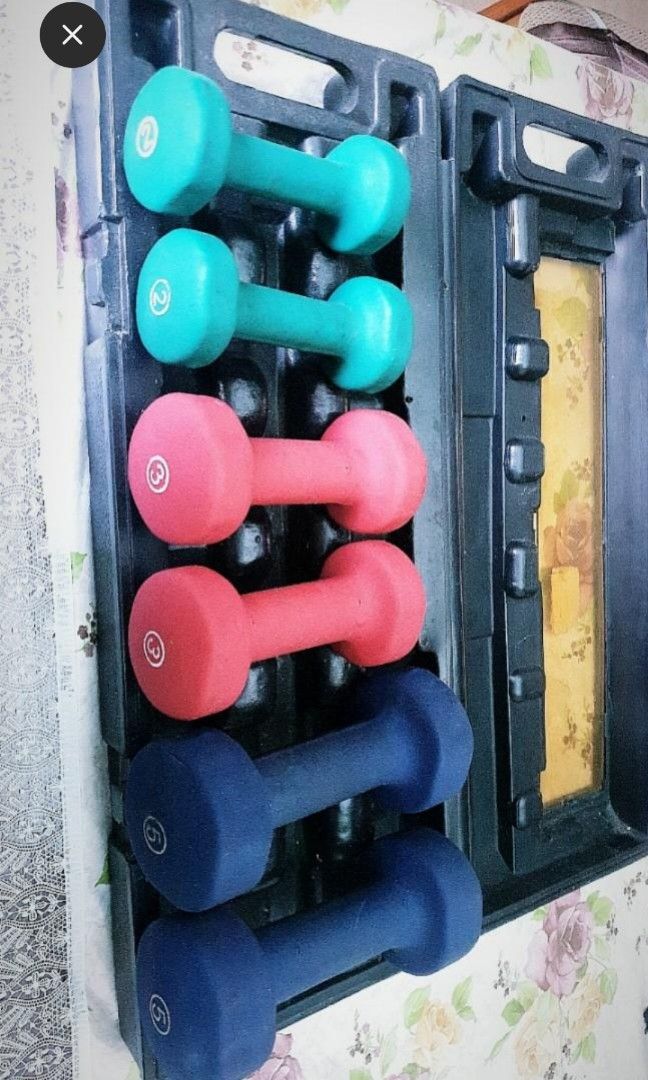 Low weight store dumbbell set