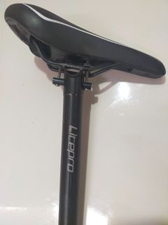 Litepro seatpost with Bike Seat included