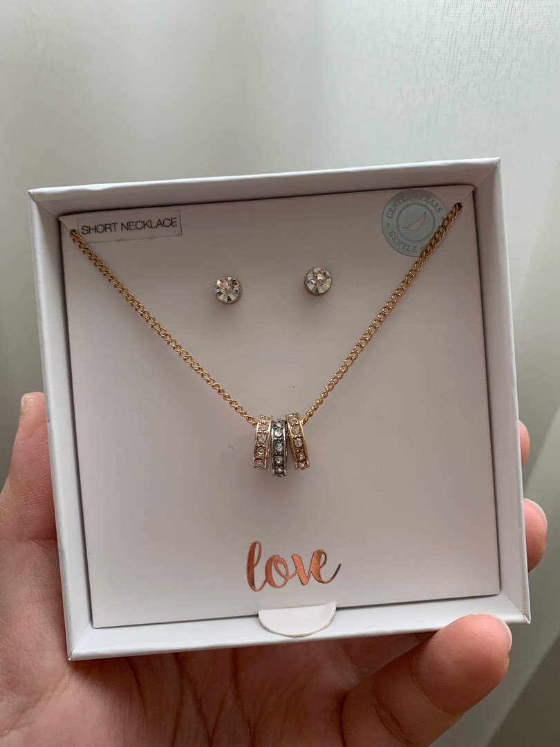 LOVISA necklace & earrings set, Women's Fashion, Jewelry & Organisers