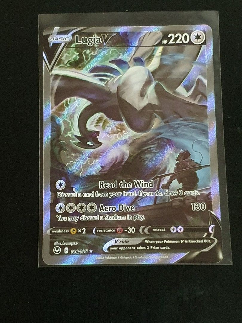 Lugia V Alternate Art Silver Tempest Pokemon TCG rayquaza mewtwo