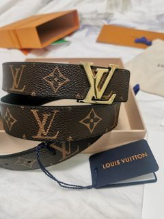 LOUIS VUITTON LV INITIALS MNG BANDANA M0530S 40MM REVERSIBLE BELT 100CM