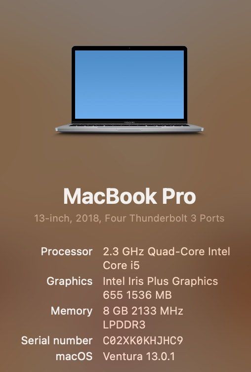 MacBook Pro 13吋2018 Touch Bar 512GB 4 USB port, 電腦&科技, 手提 ...