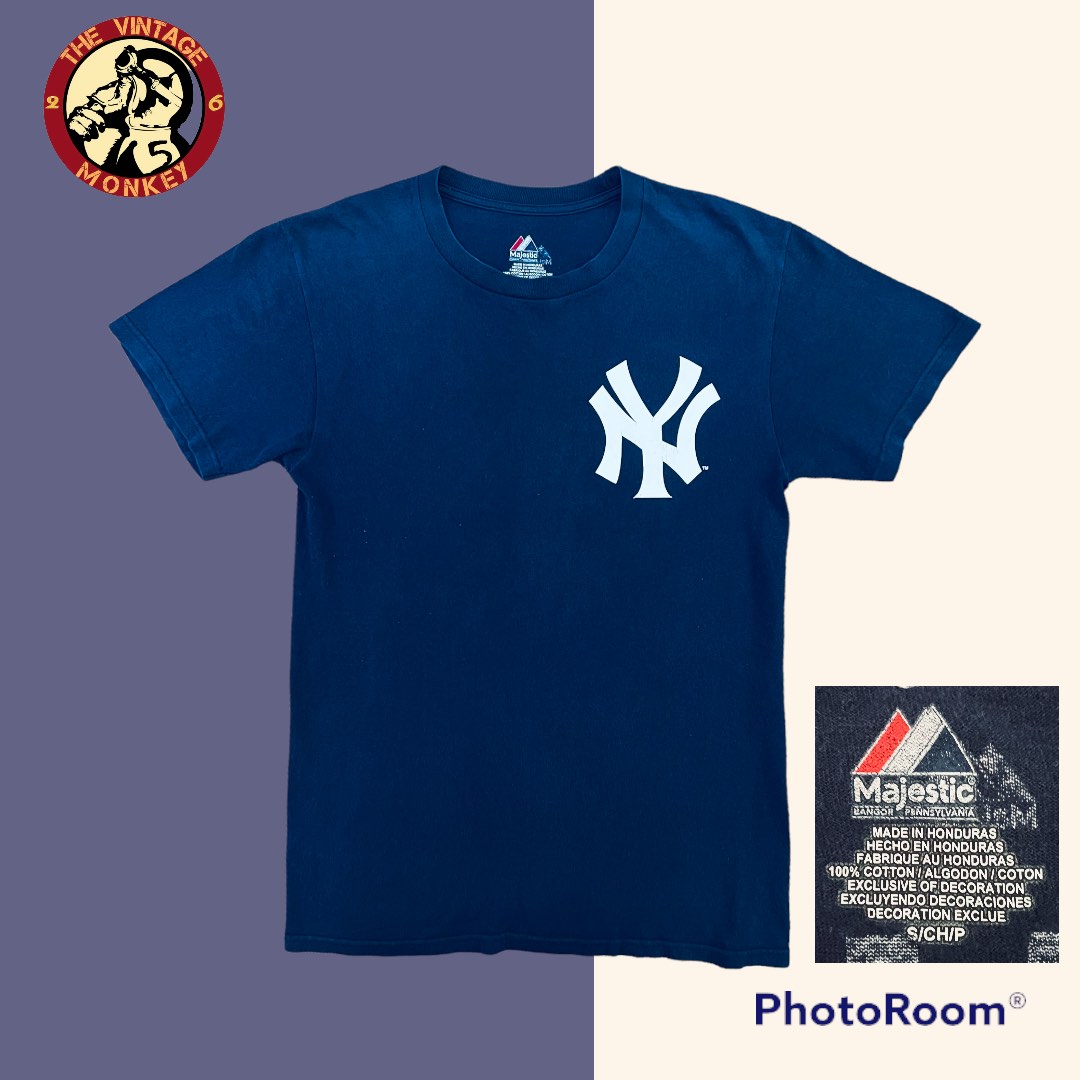 Majestic NY New York Yankee Baseball TShirt, Men's Fashion, Tops