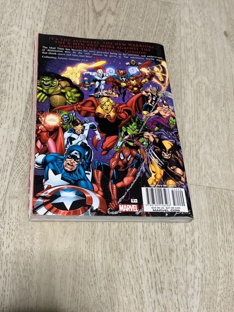 Marvel Infinity Gauntlet Comic, Hobbies & Toys, Books & Magazines
