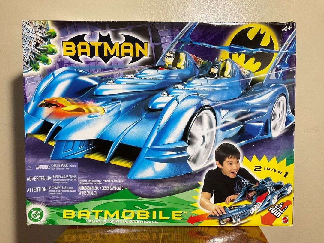 MATTEL VEHICLE / 2 IN 1 BATMOBILE (Category: Vehicle & Diecast Models) located in Marikina City. Submitted by batmannrobin (Listing ID 1207506236, Image 1). Description: Product: MATTEL VEHICLE / 2 IN 1 BATMOBILE Price: P5,900 Description: 410mm x 310mm x 110mm / 1830g Condition: On Hand | Ready to deliver | MISB| Box has minor damages Meetups: Marikina Heights, Marikina city Shipping: Yes (fee to be shouldered by the buyer) Mode of Payment: Full