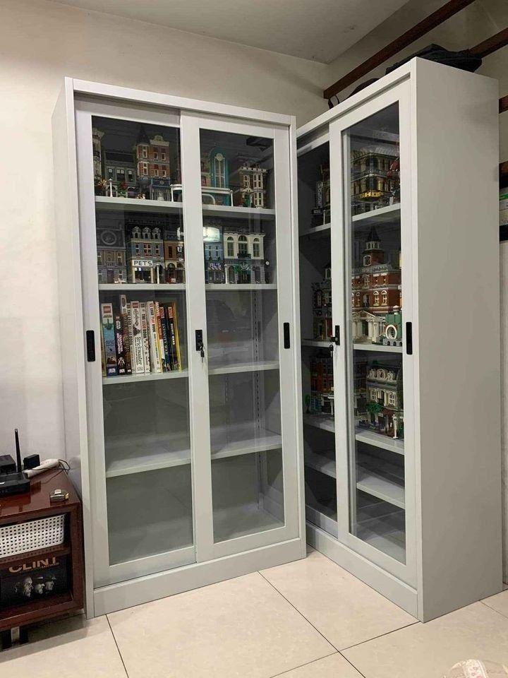 METAL SWING / SLIDING DOOR ADJUSTABLE SHELVES, Furniture