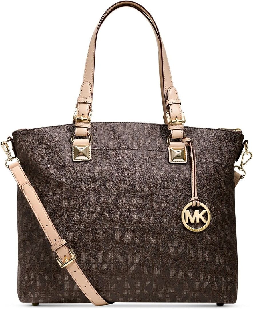 Michael Kors Jet Set Multifunction Satchel 30H2GTTS9B Brown