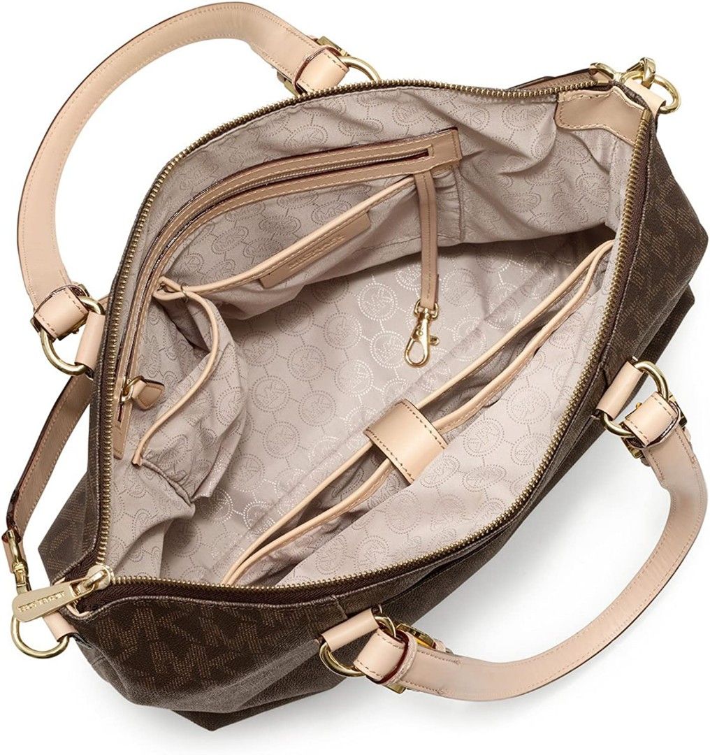 Michael Kors Jet Set Multifunction Satchel 30H2GTTS9B Brown