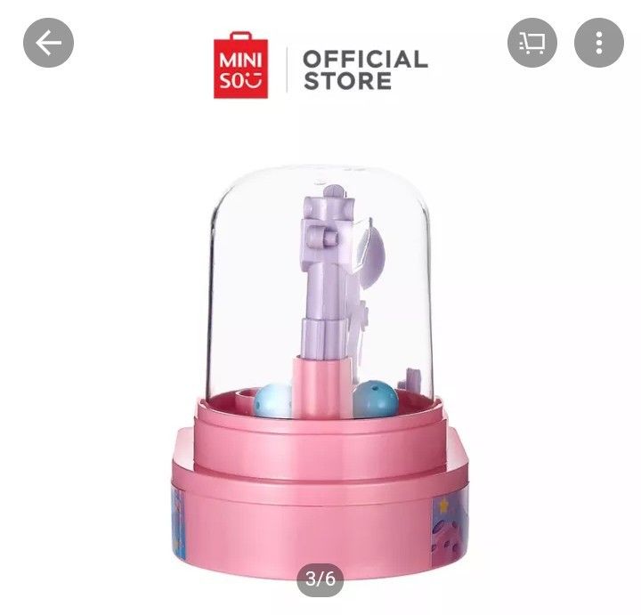 Miniso Pink Ball Catcher Crane Machine Toy, Hobbies & Toys, Toys