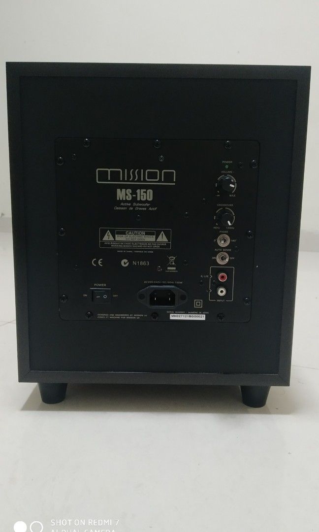 Mission ms top 150 subwoofer