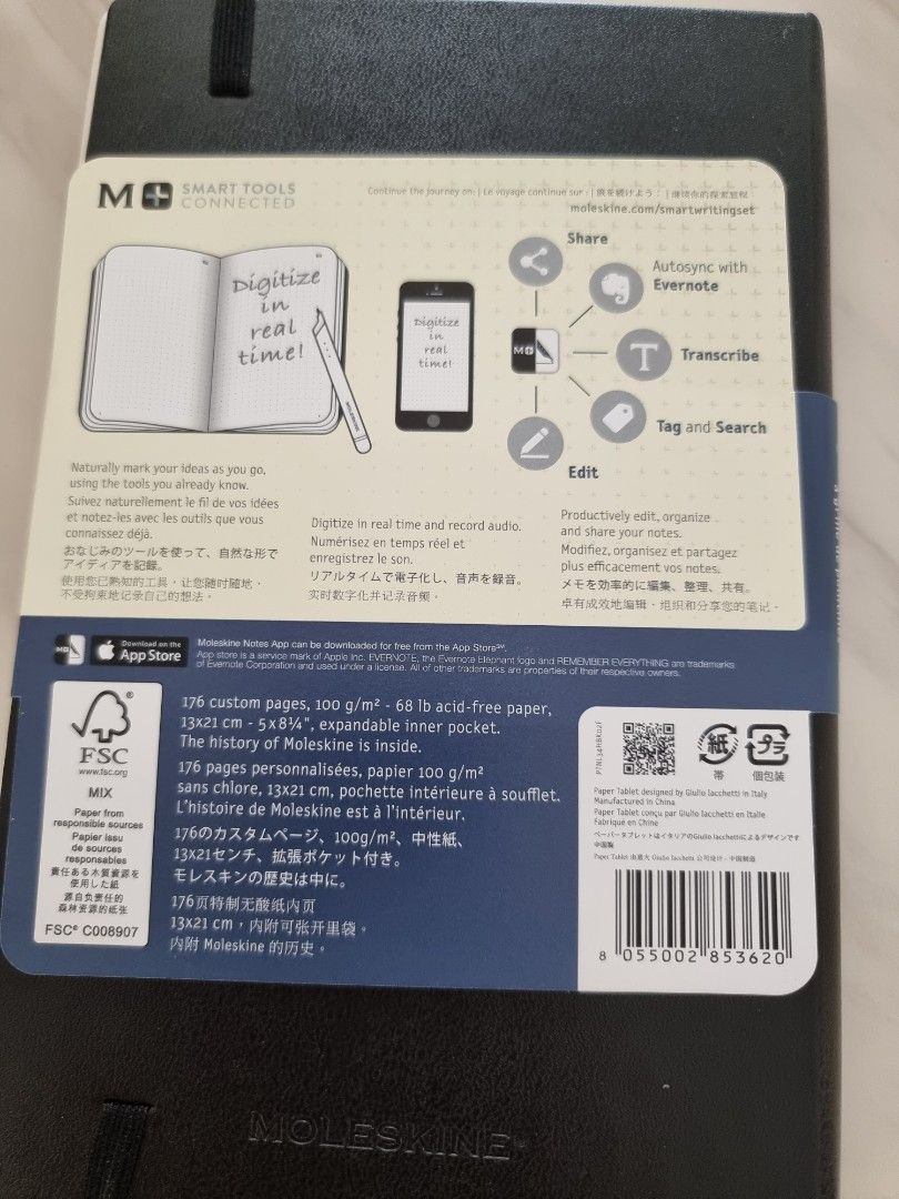 Moleskin Dotted Paper Tablet, Everything Else on Carousell