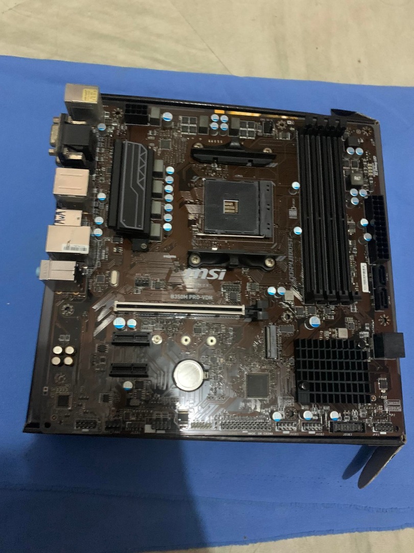 MSI B350M PRO-VDH, Computers & Tech, Parts & Accessories, Computer ...
