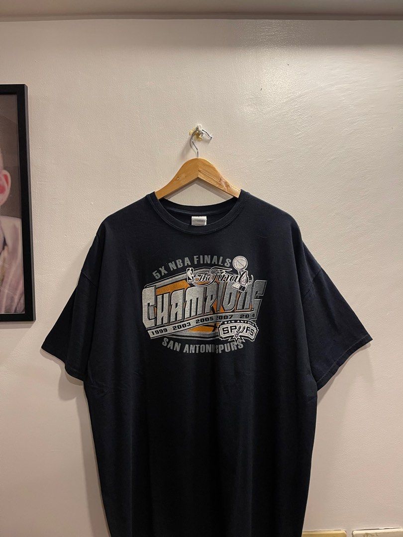 VTG 2003 NBA Champions San Antonio Spurs Shirt T-shirt Ring Finals L Medium