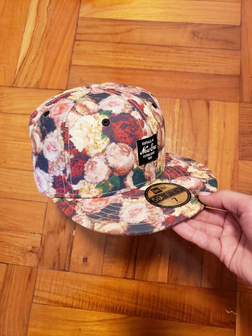 Official New Era Detroit Tigers MLB Vintage Floral Toasted Peanut 59FIFTY  Fitted Cap B7807_259 B7807_259