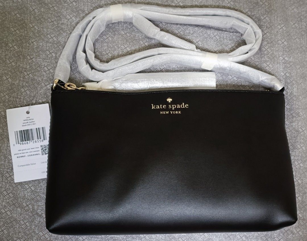 New Kate Spade Amy Ivy Street Crossbody Smooth Leather Black, Luxury, Bags  & Wallets on Carousell