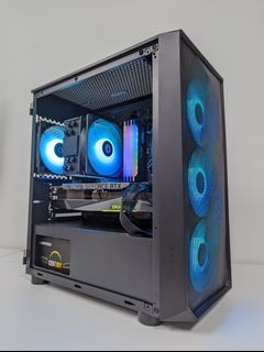 NEW LAUNCH GDDR6X - RYZEN 5 5500 + RTX 3060 TI GDDR6X - max out cyberpunk Minecraft fornite overwatch valorant csgo forza racing dota roblox pubg with this custom gaming pc. SG boutique pc. Preferred choice
