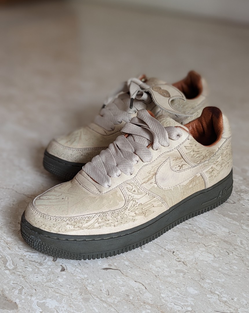 Nike Air Force 1 Low Laser Stephan Maze Georges, Men's Fashion ...