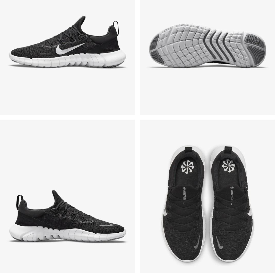 Free 5.0 womens store black and white