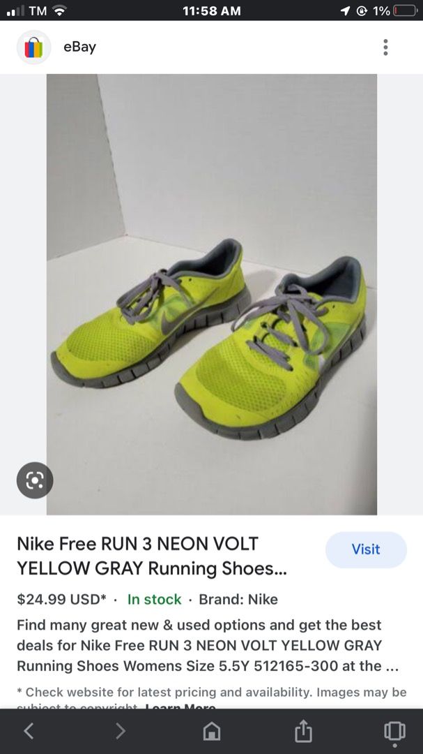 neon 110 nike