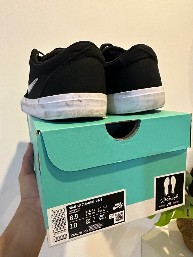 Nike sb sales charge noir