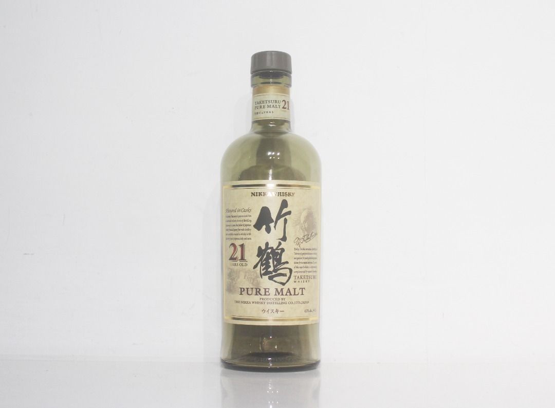 Nikka 竹鶴21年第3版空瓶空樽吉樽, 嘢食& 嘢飲, 酒精飲料- Carousell