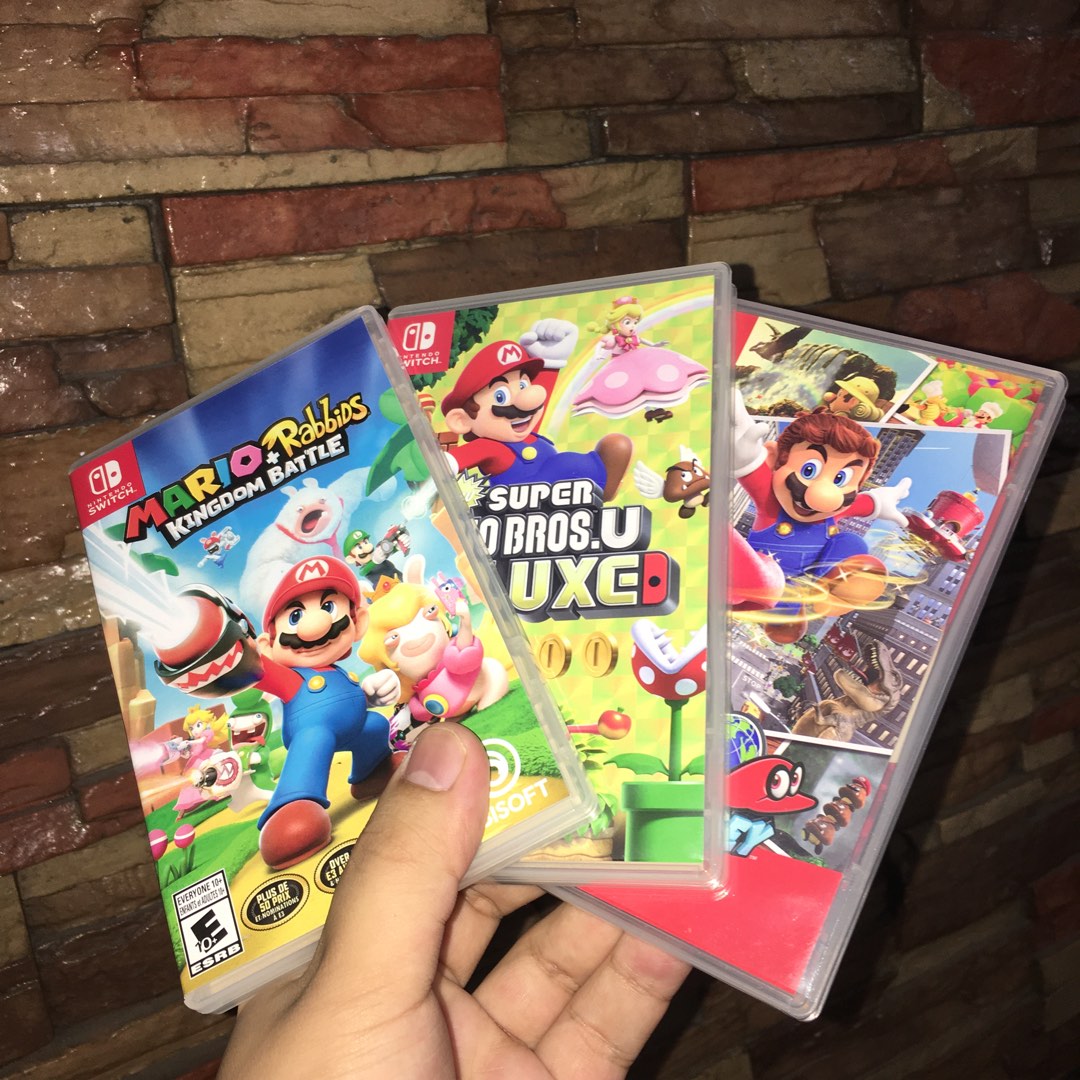 Nintendo Switch Mario Game Bundle Video Gaming Video Games Nintendo On Carousell 0917