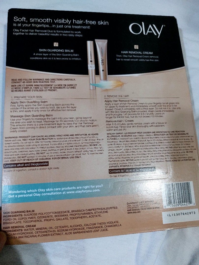 Olay face hair removal duo, Beauty & Personal Care, Face, Face Care on  Carousell