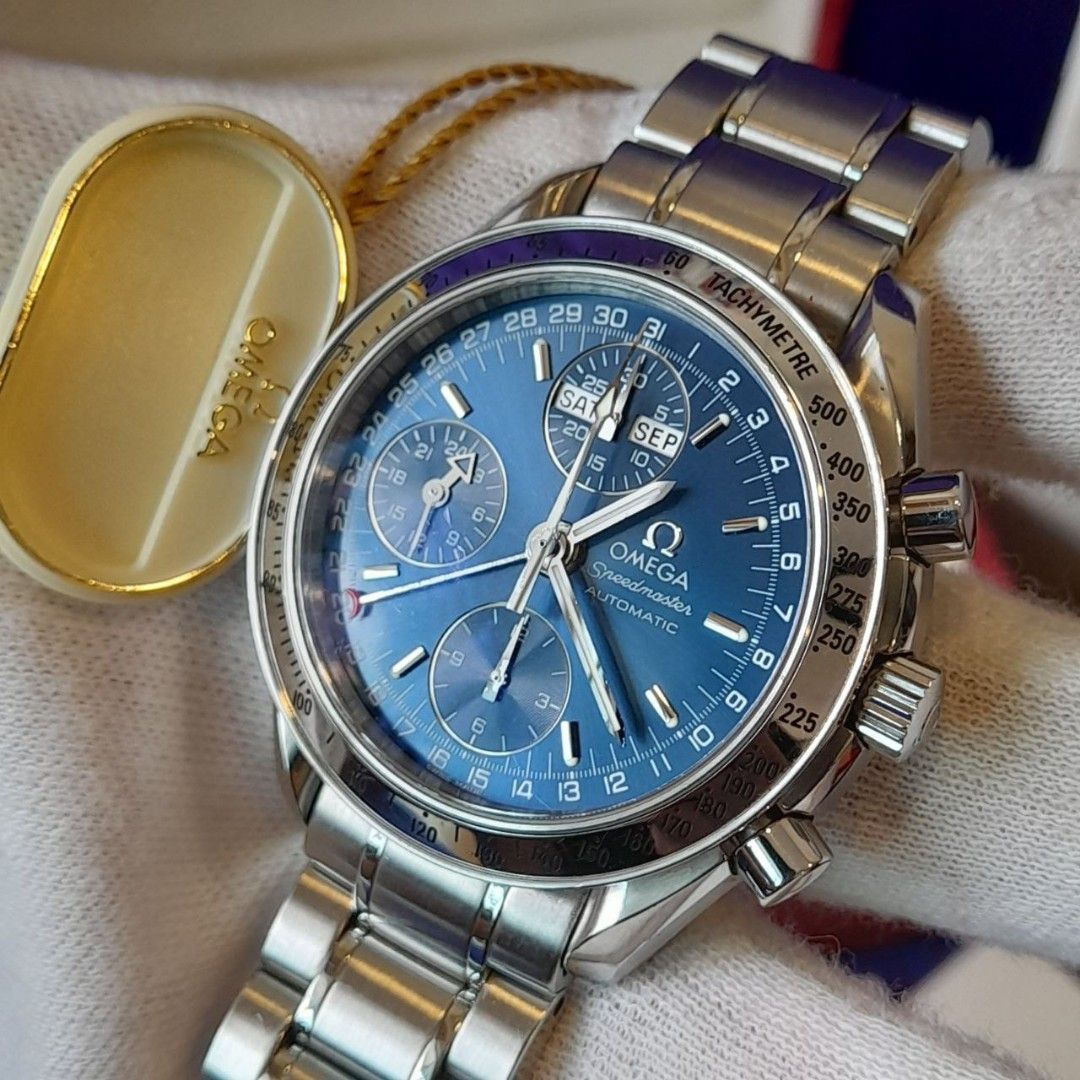 Omega speedmaster triple date manual sales